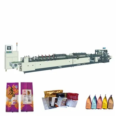 Stroj za izradu vrećica za srednje brtvljenje s 4 strane